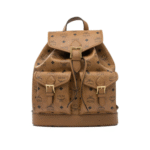 "MCM" Sac à dos femme marron en cuir