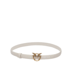 "Pinko" ceinture femme blanche en cuir