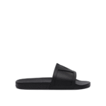 "Valentino Garavani" sandales noires en caoutchouc avec logo V homme