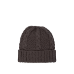 "Rakkì" bonnet femme marron en laine mérinos