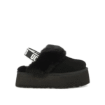 "UGG" Sandales femme noirs en suède