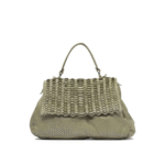 "Giancarlo Nevola" sac à main femme vert en cuir