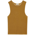 "Saint Laurent" top femme marron en viscose