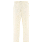 "Stüssy" pantalon homme beige Canvas Work en coton