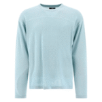 "Stüssy" pull homme bleu clair Football en coton et laine