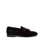 "Ferragamo" mocassins homme noirs en cuir
