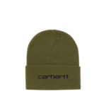 "Carhartt WIP" bonnet homme vert Script en polyester recyclé