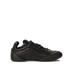 "Alexander McQueen" sneakers femme noires Flexion en cuir