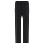 "Séfr" pantalon homme noir Mike en laine et polyester