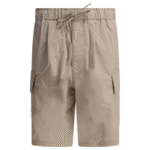 "Kaptain Sunshine" short homme beige en coton mélangé coupe droite