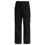 "Needles" pantalon cargo homme noir en coton et nylon coupe oversize