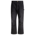"©SAINT M××××××" pantalon homme noir en coton Oversize