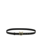 "Pinko" ceinture femme noire en cuir véritable style élégant