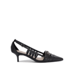 "Pinko" chaussures femme à talons noires en cuir