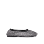 "Alohas" ballerines femme noires en polyamide