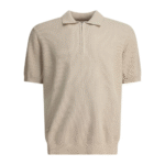 "NN.07" polo homme beige Danny en polyester et polyamide