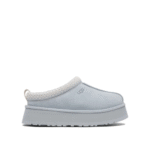 "UGG" mocassins femme bleu clair en cuir et textile