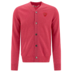 "Comme Des Garçons Play" cardigan homme rose en laine