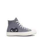 "Comme Des Garçons Play" sneakers homme grises en coton