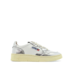 "Autry" sneakers femme blanches et argentées Medalist Low en cuir