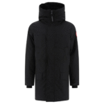 "Canada Goose" manteau homme noir rembourré en polyester et coton