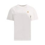 "Golden Goose" t-shirt femme blanc One Star en coton