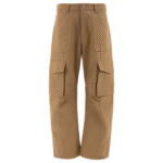 "Golden Goose" pantalon cargo homme beige coton