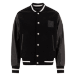 "Givenchy" blouson bombers homme noir en polyuréthane
