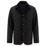"Barbour" manteau homme noir Utility Sapper en coton ciré