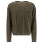 "Acne Studios" pull col rond homme vert en cachemire
