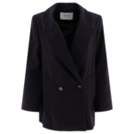 "IVY OAK" manteau femme bleu Jenna en laine vierge