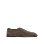 "Ferragamo" chaussures à lacets marron en suède pour homme