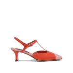 "Carel" sandales rouges en cuir verni pour femme
