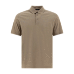 "Herno" polo marron en coton pour homme