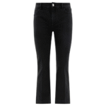 "Max Mara Sportmax" jean noir en denim stretch coupe ajustée pour femme
