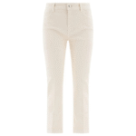 "Max Mara Sportmax" jeans blancs en denim coupe regular pour femme