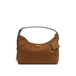 "MCM" sac bandoulière femme marron en nylon et cuir