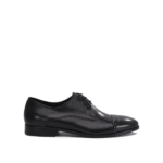 "Fabi" chaussures à lacets derby homme noires en cuir