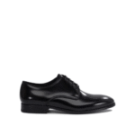 "Fabi" chaussures à lacets derby homme noires en cuir