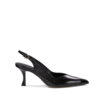 "Ferragamo" chaussures à talons femme noires en cuir