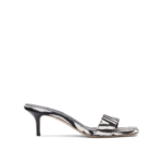 "Aeyde" sandales femme blanc imprimé zèbre cuir