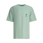"Goldwin" t-shirt homme vert coton manches courtes coupe ample