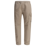 "C.P. Company" pantalon cargo coton et lin homme beige coupe ample