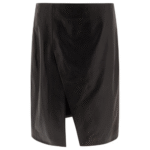 "Loulou Studio" Jupe femme noire en cuir