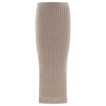 "Max Mara" jupe femme beige en laine et cachemire coupe slim