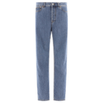 "Valentino" jean bleu en lyocell et coton coupe regular pour homme