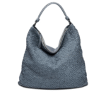 "Reptile's House" sac épaule femme bleu cuir