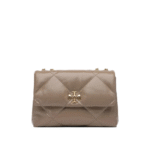 "Tory Burch" sac porté épaule femme beige en cuir