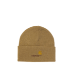 "Carhartt WIP" bonnet American Script homme marron en polyester recyclé