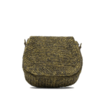 "Ibeliv" sac bandoulière femme vert en raphia